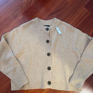 GAP Tan Button-Up Women's Cardigan